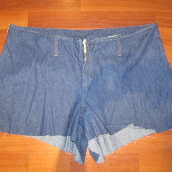 AE Plus Size Denim Cut Off Short Shorts - 24 - Picture 9 of 9